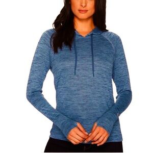 Kuhl Vara Blue Heathered Hoodie
